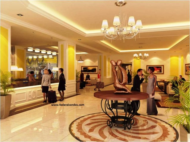 Park West Lobby is inspired by the elegance of Grand Hyatt