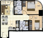 2br - 58 sqm